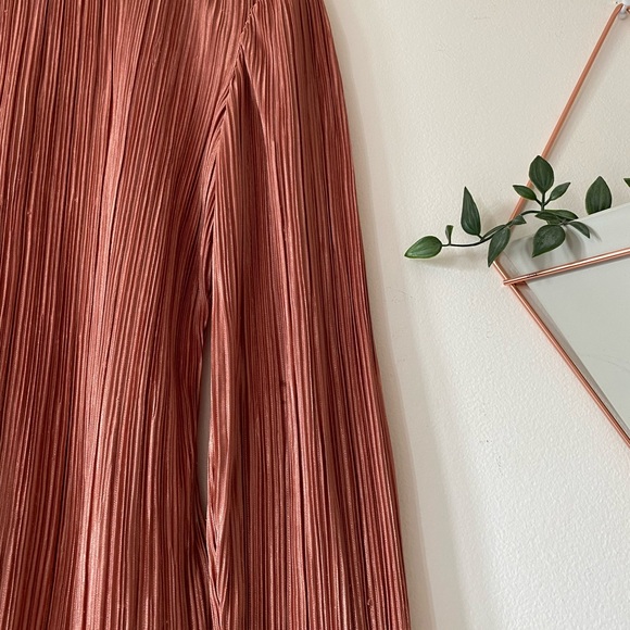 Dusty Rose Pink Ribbed Turtleneck - Picture 3 of 3